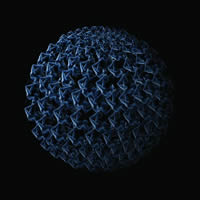 Sphere (PSI 19)<br>©2013, 90x90 см, composit , plastic, digital printing with UY-curable inks